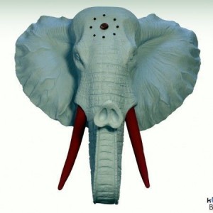 Cabezas Elefante Falsa Taxidermia